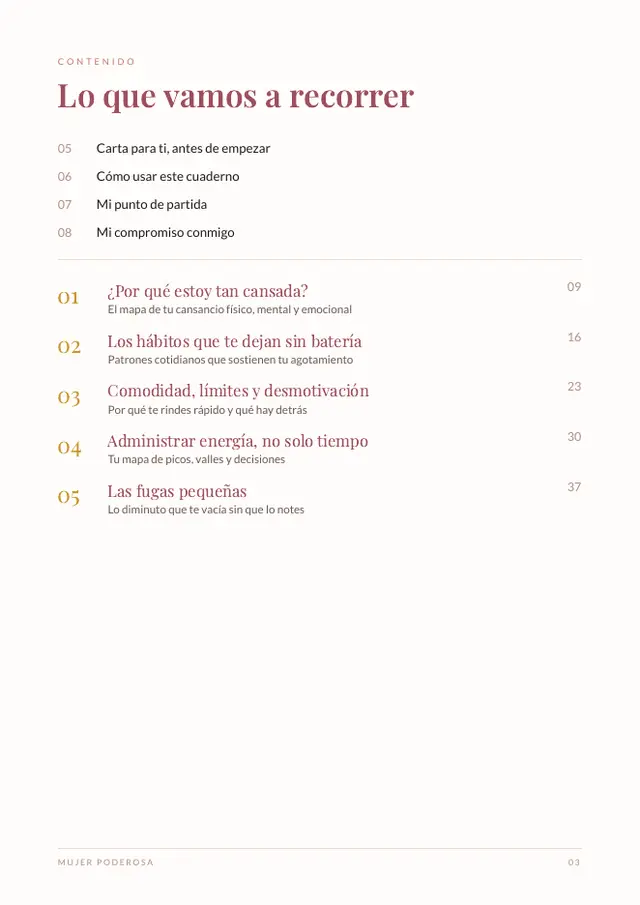 Página 3 de Deja de vivir siempre cansada