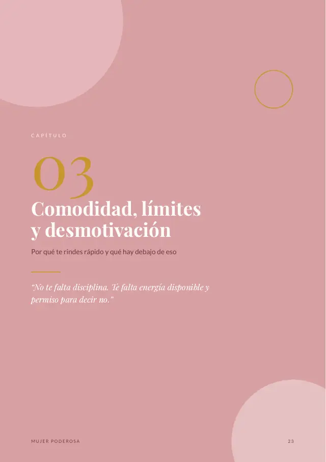 Página 23 de Deja de vivir siempre cansada