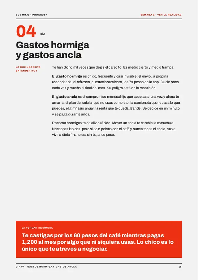 Página 16 de Manual de 21 días para ordenar tus finanzas