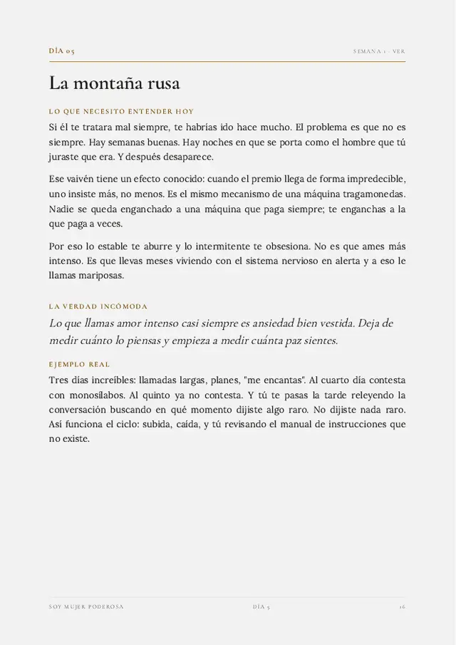 Página 16 de Manual para dejar de ser migajera en 21 días