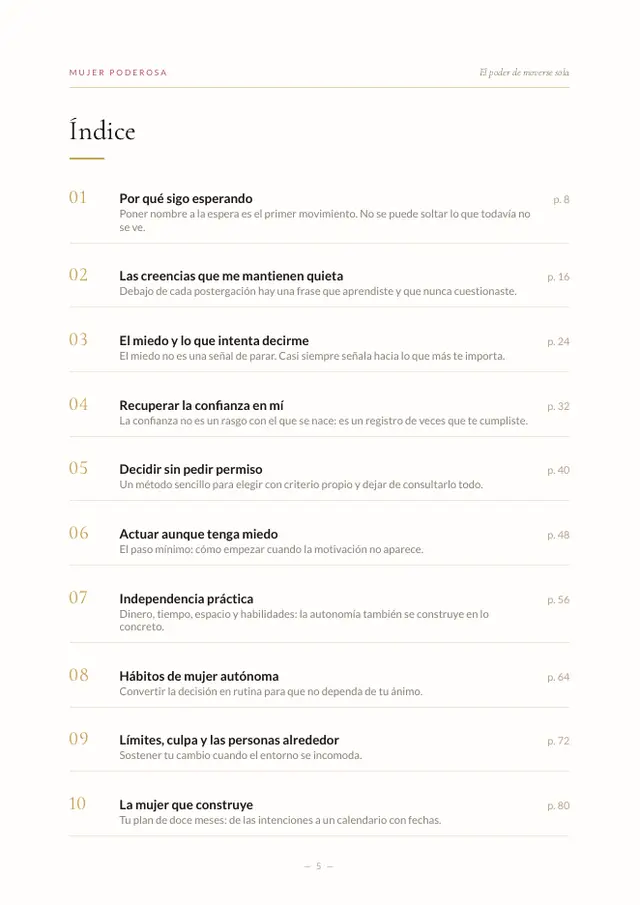 Página 5 de El poder de moverse sola