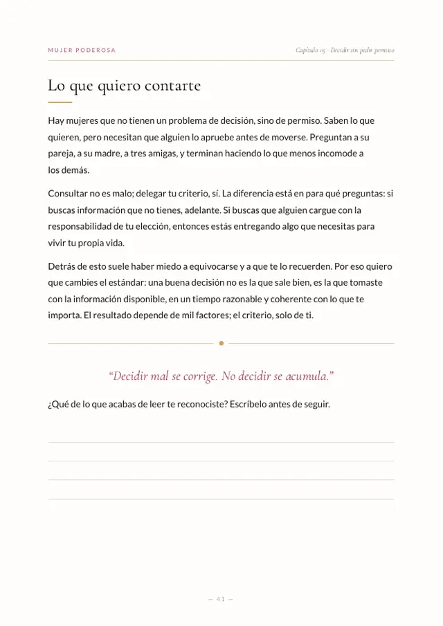 Página 41 de El poder de moverse sola