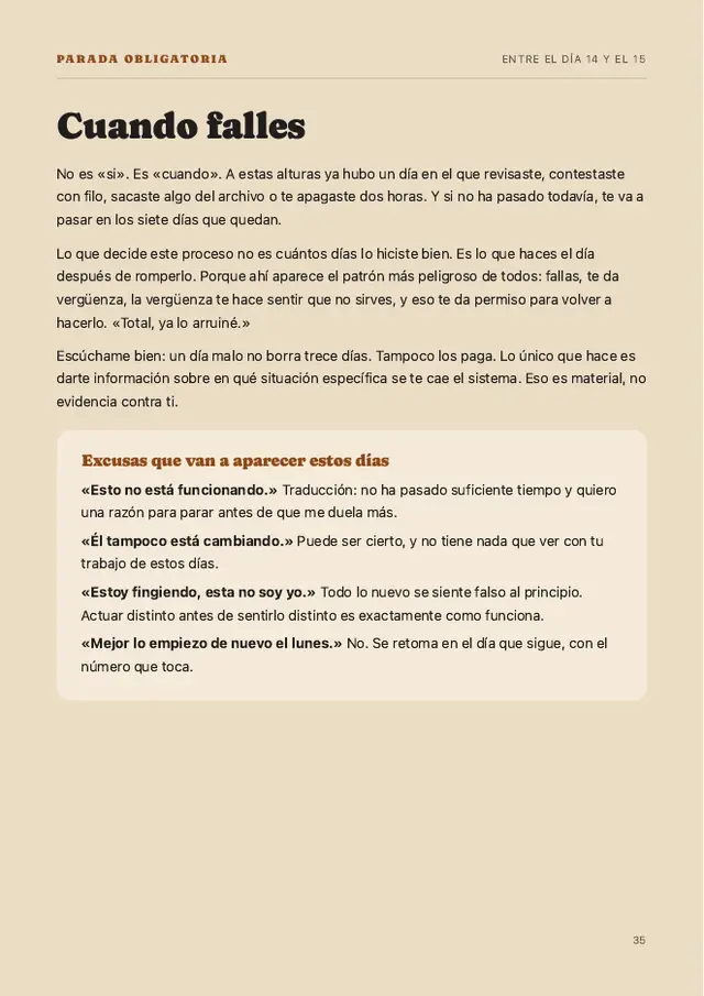 Página 35 de Manual de 21 días para dejar de ser tóxica